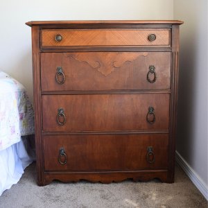 antique wood dresser