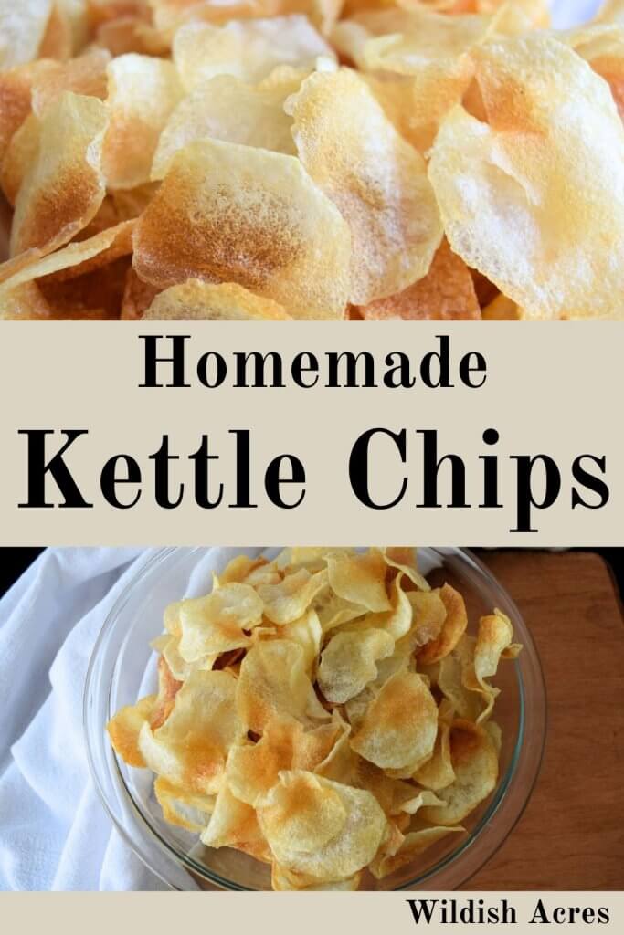 Pin for homemade kettle chips